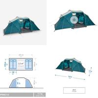 TENDA Camping QUECHUA ARPENAZ 4.2