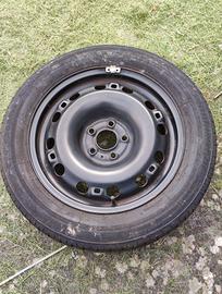 4 cerchi vw Audi 15" 5x100 + 2  gomme alla season 