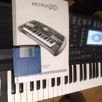 Ketron X1 arranger funzionante con custodia