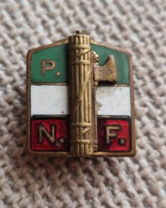 Spilla Distintivo Fascismo Fascista PNF Mussolini 