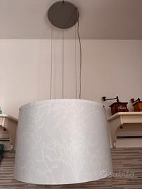 Cappa cucina design a sospensione, luce integrata