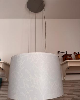 Cappa cucina design a sospensione, luce integrata