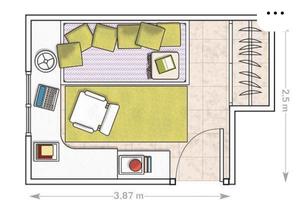 Grazioso monolocale soppalcato 310 euro