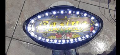 Topper slot machine insegna luminosa