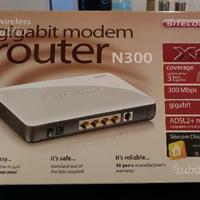 SITECOM N300 Wireless Modem Router X4 ADSL+