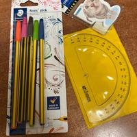 Penne a sfera - post-it e goniometro