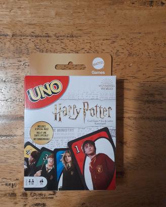 Gioco UNO Harry Potter nuovo 