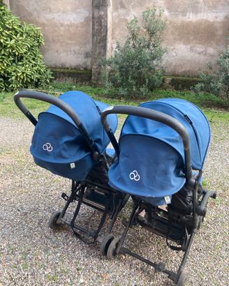 Passeggino gemellare Bumprider