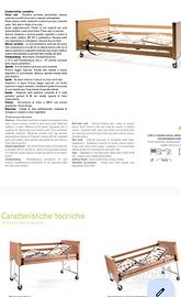  letto elettrico piazza e mezza più materasso