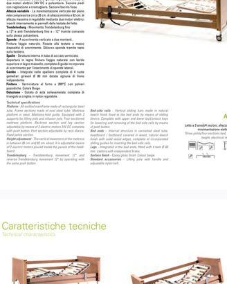  letto elettrico piazza e mezza più materasso