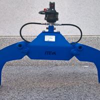 Pinza Legna 110cm IPL1100D+ Rotatore Idraulico 10q