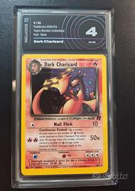 Dark charizard 4 holo gradato 4 aigrading