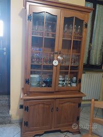 arredo sala  rustica  vero legno 