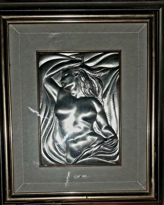 Quadro Bassorilievo Argento Lamberto Moroni 