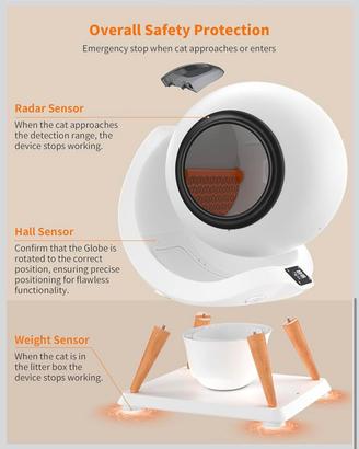 lettiera automatica con APP