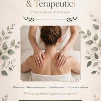 Massaggi rilassanti & terapeutici. 🤲