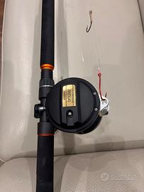 Canna da traina + mulinello