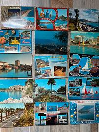 15 cartoline / francobolli vintage