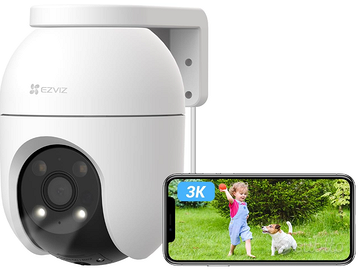 elecamera Wi-Fi Esterno 3K, Telecamera Motorizzata