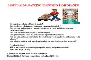 Deposito mobili temporaneo