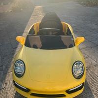 Auto Porsche 911  a batteria 12V per bambini +3 an