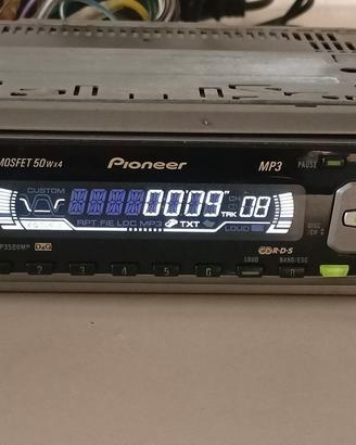 Autoradio Pioneer CD MP3 DEH-P3500MP illum verde