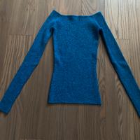 Maglione blu donna