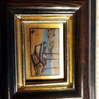 Scatoline portagioie in legno con placca argento G