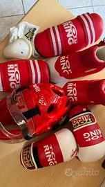 set completo da arti marziali/kickboxing