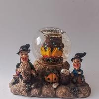 Palla di neve streghe halloween H cm 6