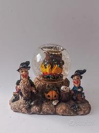 Palla di neve streghe halloween H cm 6