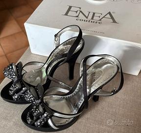 Scarpe da crimonia Couture 35/36 raso nero
