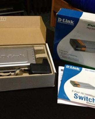 Switch ethernet a 8 porte des-1008d-tx