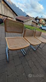 3 sedie stile Cesca – Made in Italy