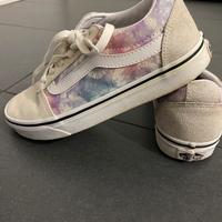 Scarpe VANS Old Skool n.37 - bianche/multicolor