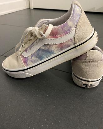 Scarpe VANS Old Skool n.37 - bianche/multicolor