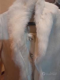 Cappotto color panna elegante 