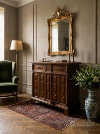 🪵Credenza vintage in legno massello stile rustico