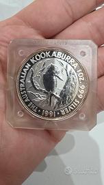 Australian  Kookaburra 5 dollari  1991