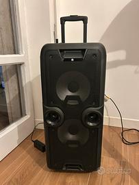 Cassa acustica amplificata portatile
