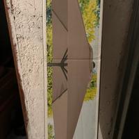 Ombrellone per giardino con piede