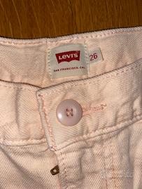 Pantaloni cargo levi’s rosa salmone chiaro