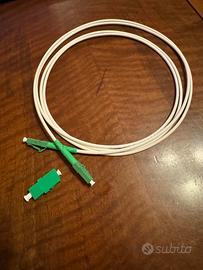Cavo Fibra Ottica LC/APC 2m + Adattatore