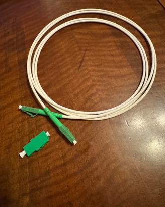 Cavo Fibra Ottica LC/APC 2m + Adattatore