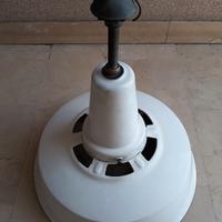 Lampadario sospensione industriale anni '30