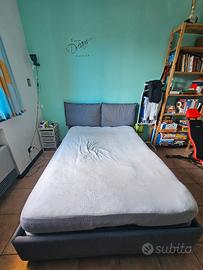letto Ikea  contenitore 1 piazza ½ + materasso