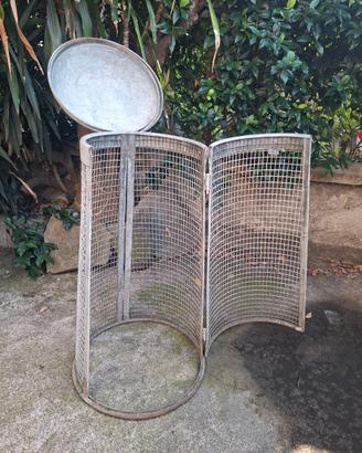 porta sacco immondizia in metallo