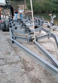 CARRELLO BARCA IPE ACCIAIO