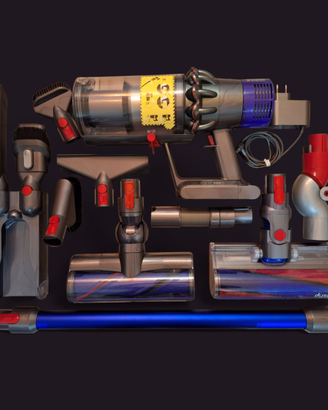 ASPIRAPOLVERE DYSON V10 SV COMPLETO RIGENERATO