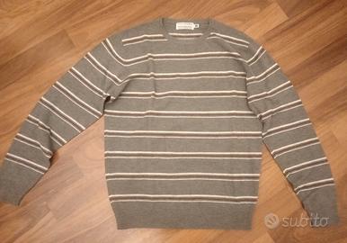 Maglioncino grigio uomo Cotton&Silk taglia M 